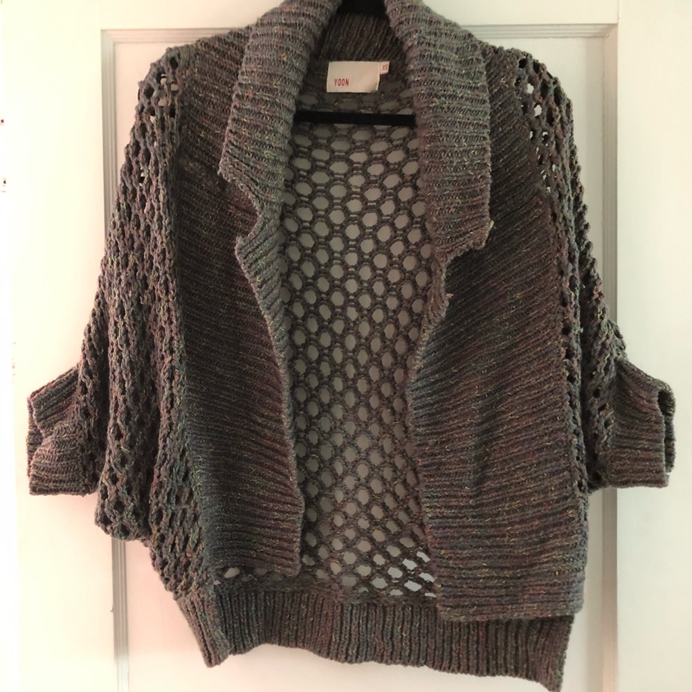 Yoon cozy large knit sweater, size xsmall